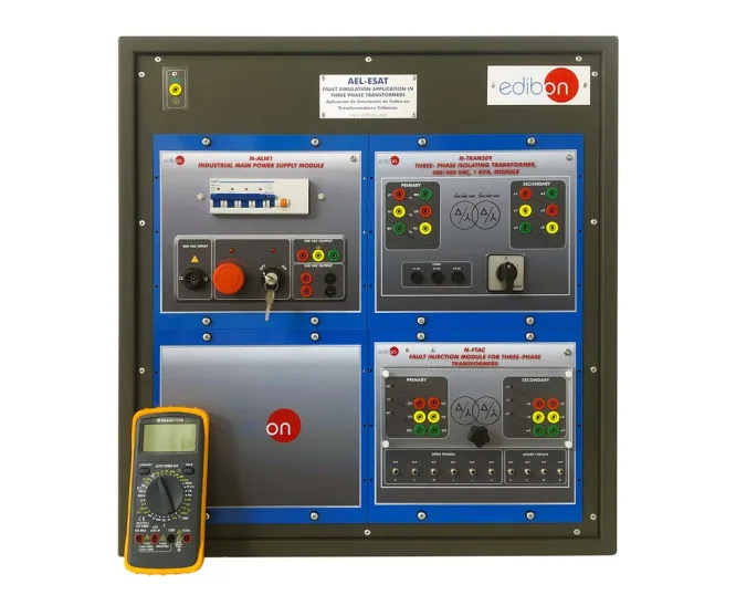 AEL-ESAT: Fault Simulation Application in Three Phase Transformers
