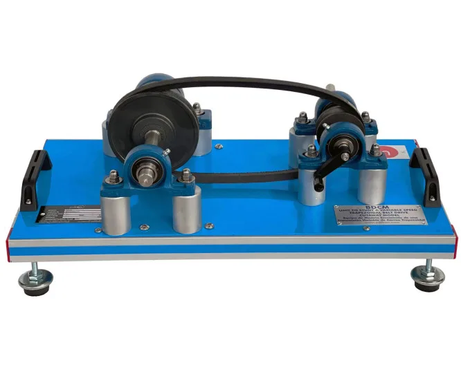 BDCM: Unit to Study a Variable Speed Trapezoidal Belt Drive Cutaway Model