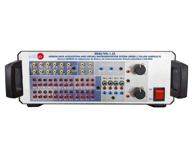 EDAS/VIS-1.25: EDIBON Data Acquisition and Virtual Instrumentation System (1,250,000 samples/s)
