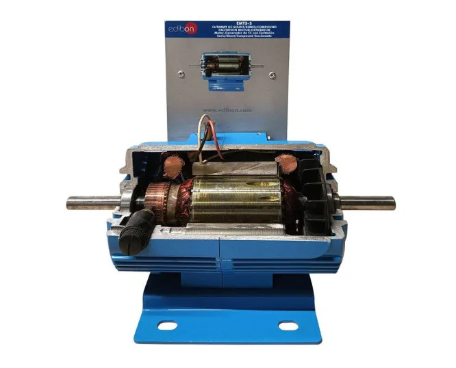 EMT5-S: Cutaway DC Shunt/Series/Compound Excitation Motor-Generator