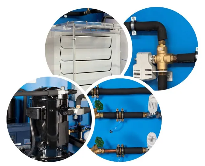 HPSE: Heat Pump for Different Heat Sources and Heat Exchangers