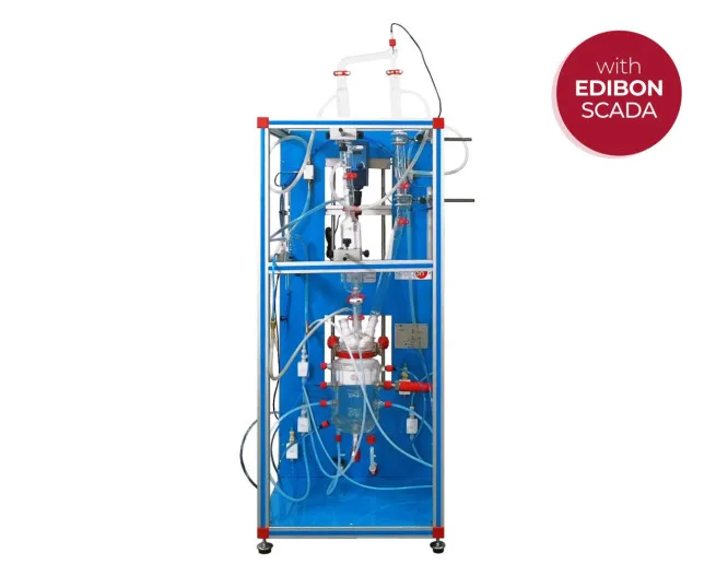 QRIA/D: Isothermal Reactor with Stirrer and Distillation