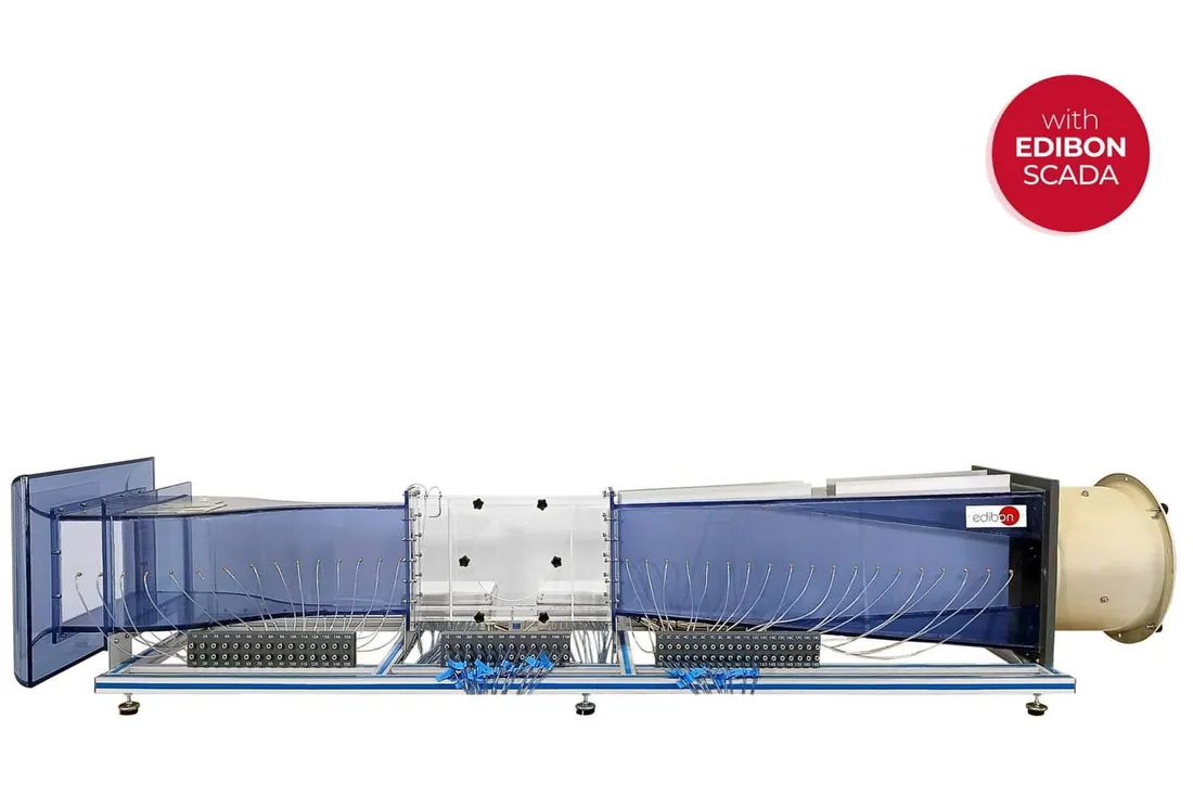 TA50/250C: Computer Controlled Aerodynamic Tunnel, 50X250 mm