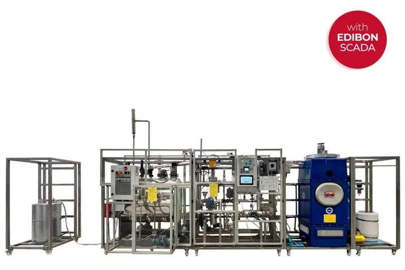 TPTV/1.5kW/CTS: Computer Controlled and Touch Screen 1.5 kW Steam Power Plant