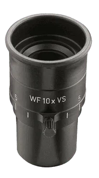 Eyepiece for spectacle wearers WF 10 x V