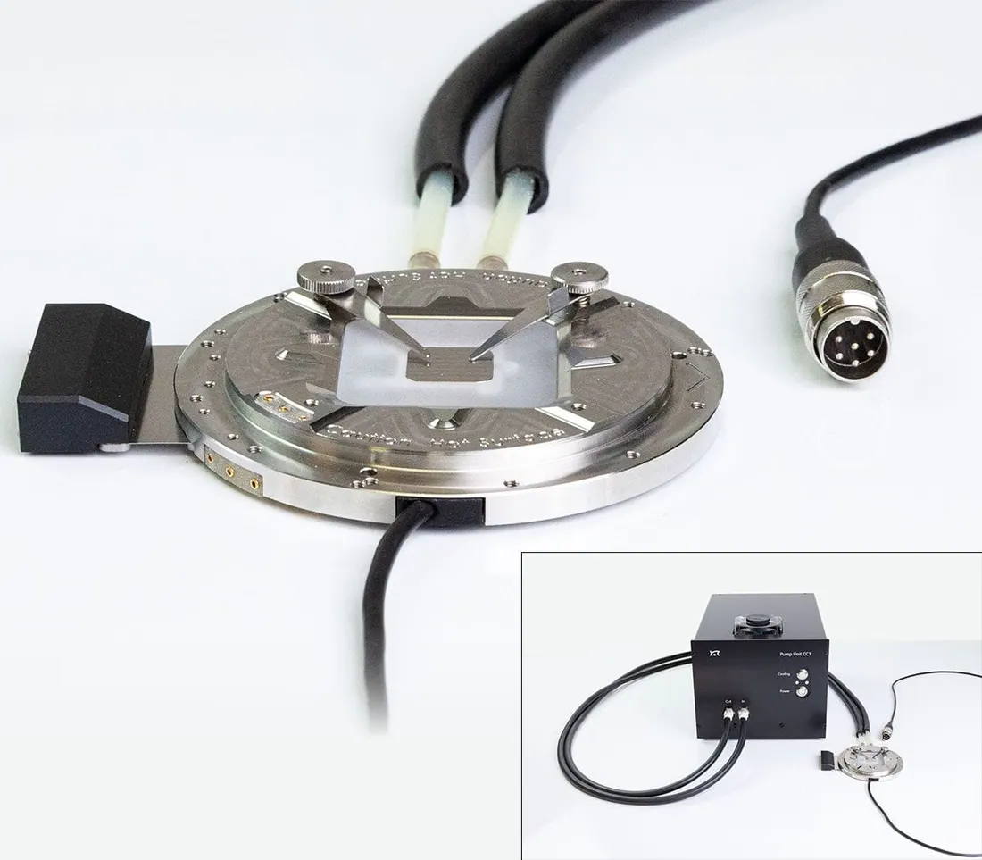 Heater-Cooler Sample Holder