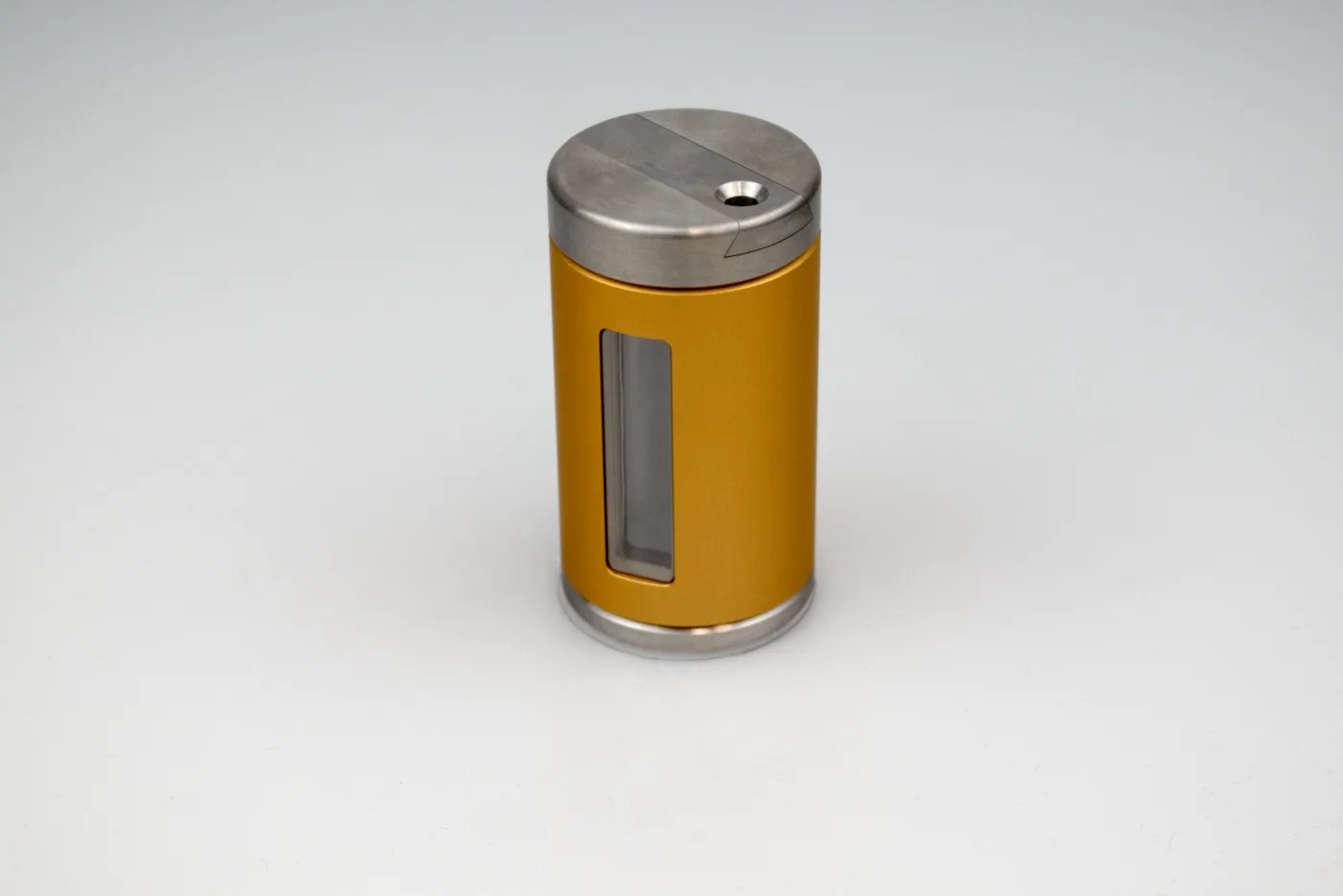 6 mm tungsten sliding vial shield- Yellow/Gold