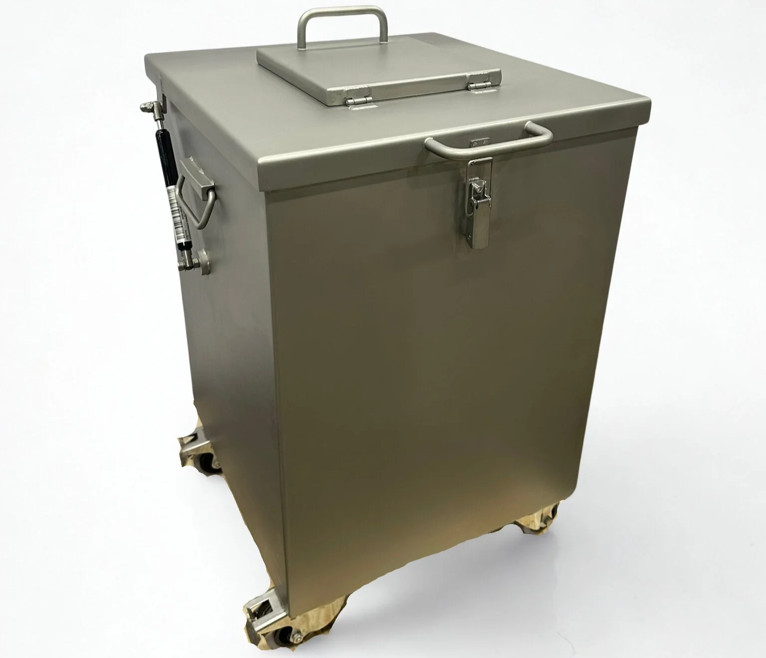 Mobile Shielded Waste Bin - 12 mm