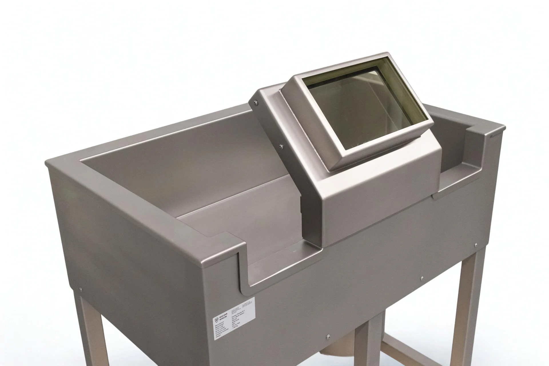 QC L-Block Station with waste compartment - 50 mm