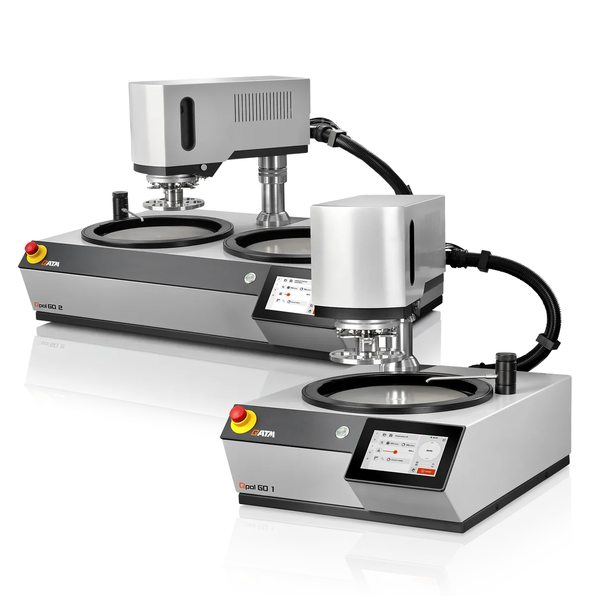 Qpol GO 1 / GO 2: Grinding and Polishing Machine