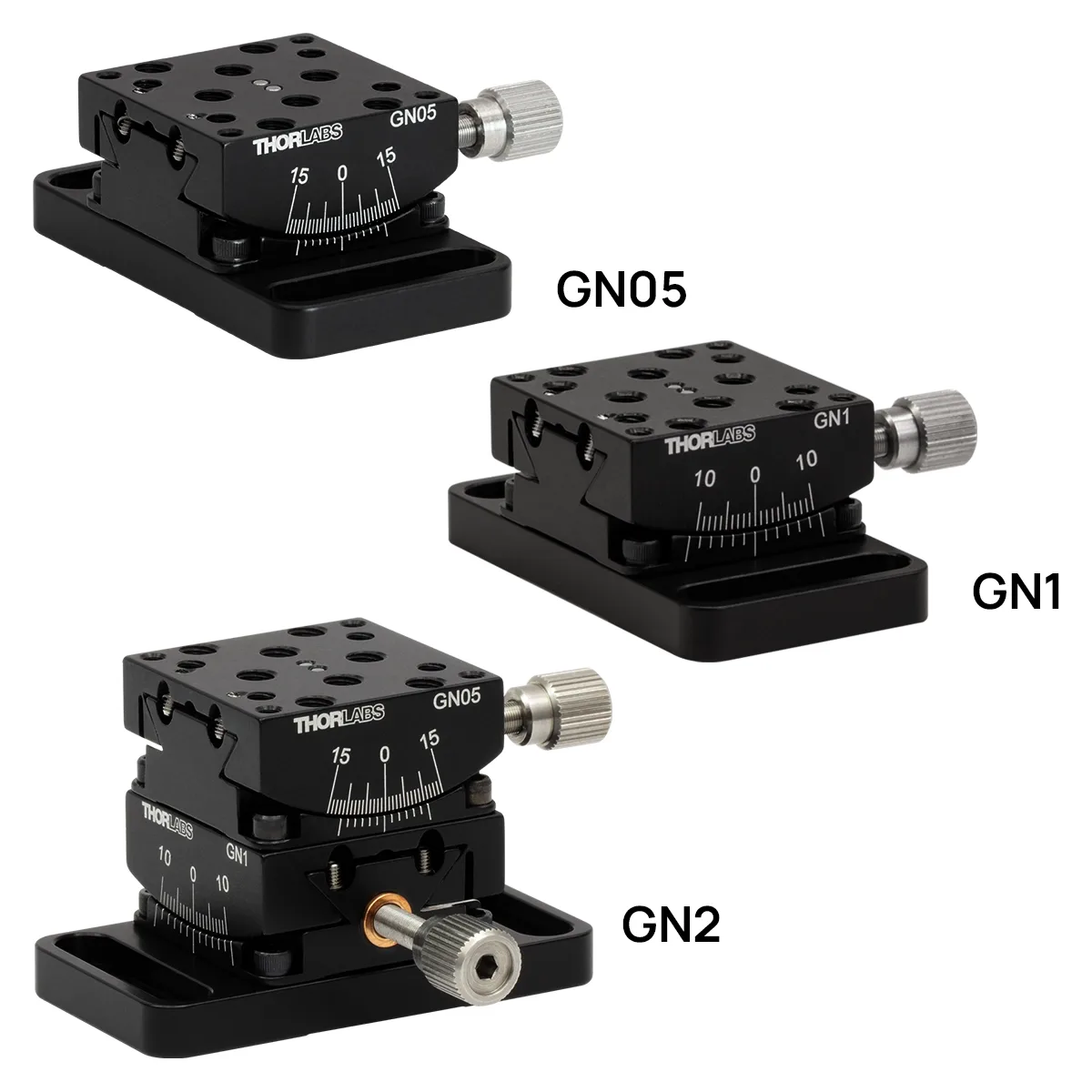 GN and GNL Series Goniometric Stages