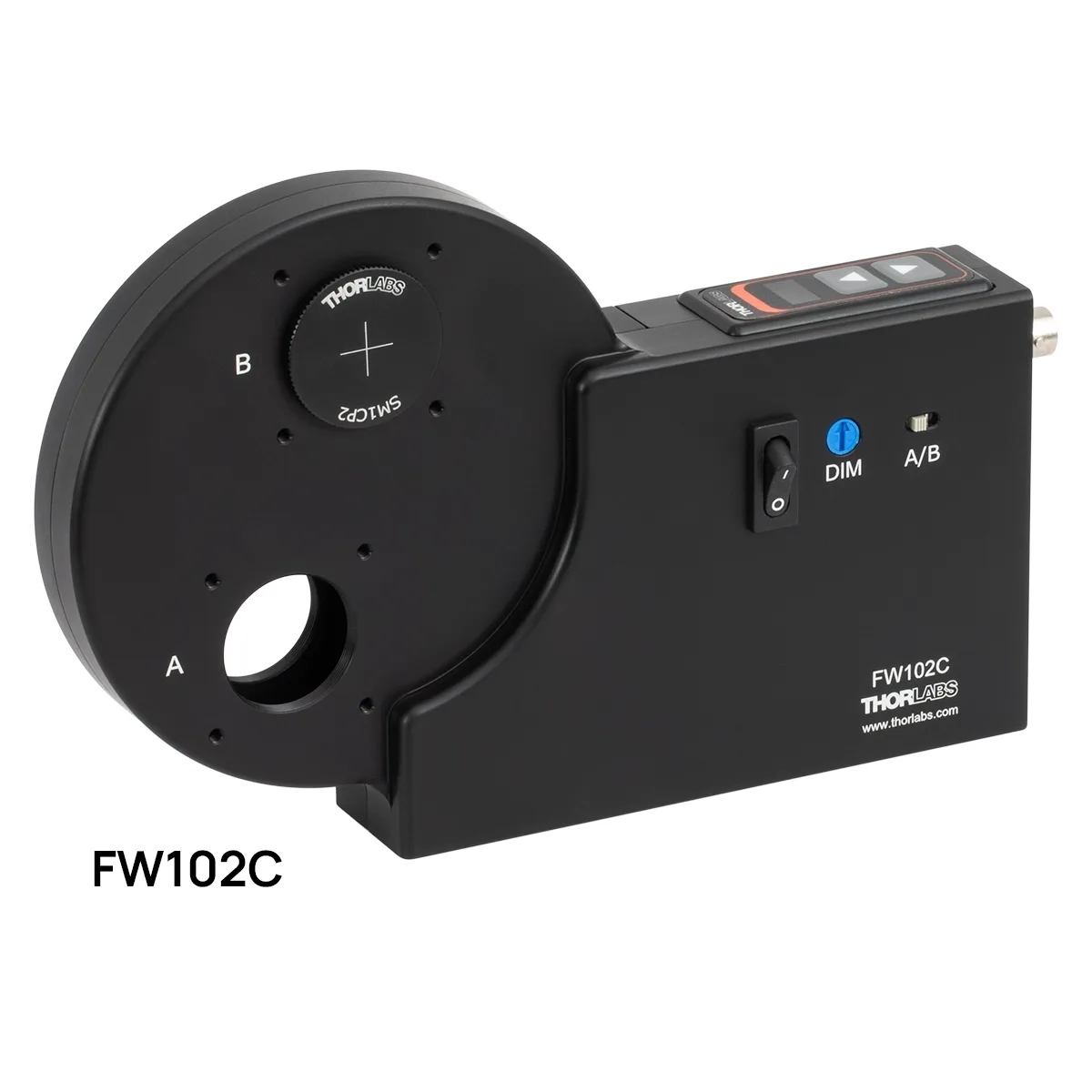 Motorized Filter Wheels, Stepper Motor Driven (FW102C and FW212C)