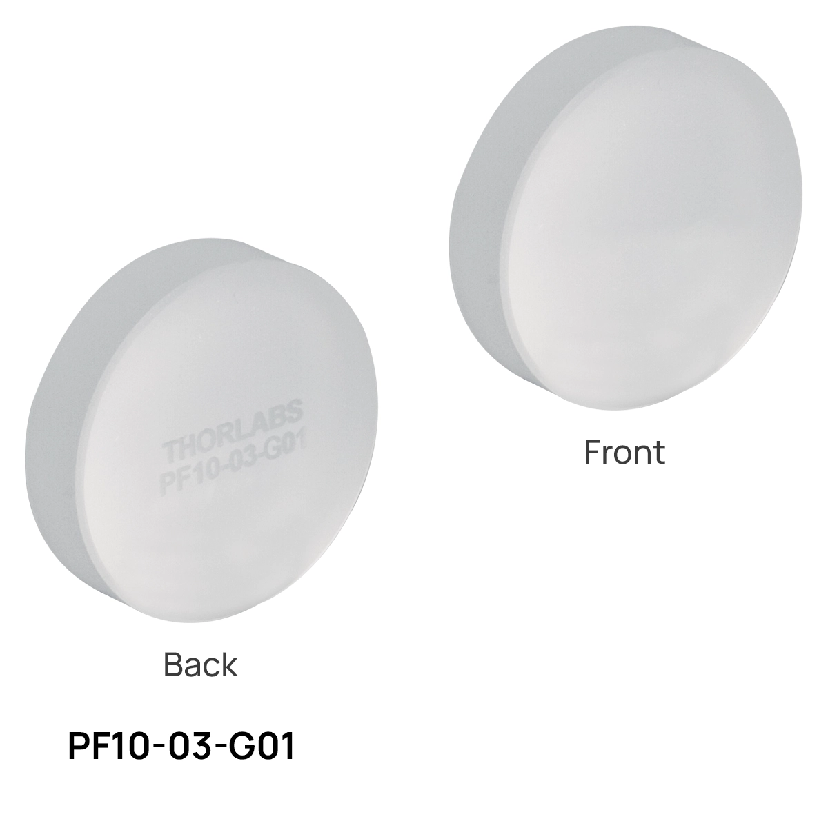 Protected Aluminum Mirrors (PF Series, G01 Coating)