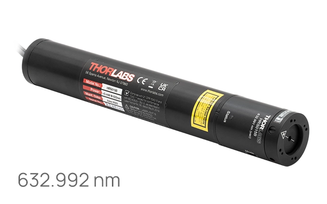 HRS015B Stabilized Red HeNe Laser