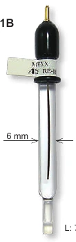 012167 Ag/AgCl Reference electrode for CHI140A. ALS manufacturer photograph of the 012167 RE-1B reference electrode listed by CH Instruments; confirm cell compatibility.