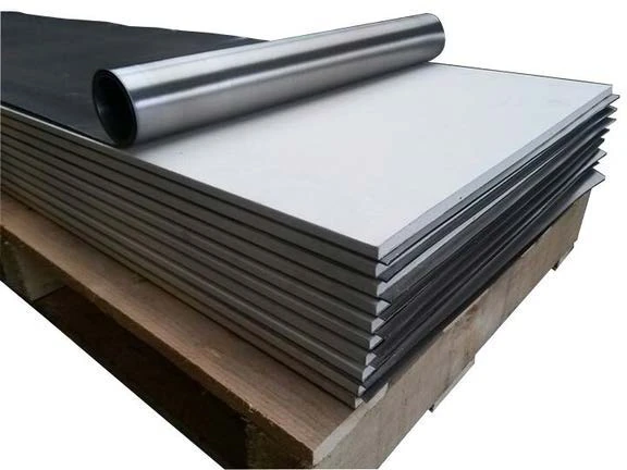 Lead Lined Drywall -2mm Large. Manufacturer photograph of the lead-lined drywall family. Board size and lead thickness vary by the selected specification.