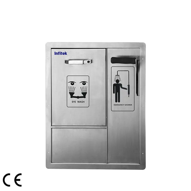 Infitek Wall Embedded Emergency Shower & Eye Wash Room, EEWS-316