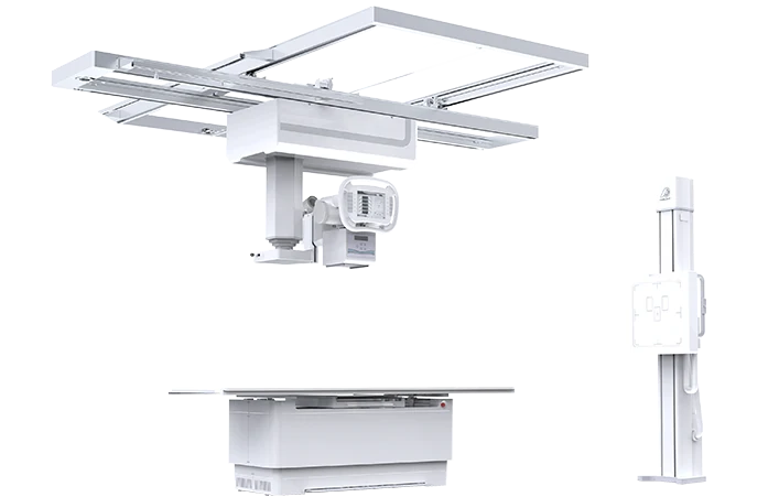 Perlove Ceiling-Suspended DR Platform. Manufacturer family image; confirm the selected configuration.
